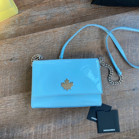 Dsquared: Disco Patent Cross Body Bag 4 Colors - Picture 12 of 16